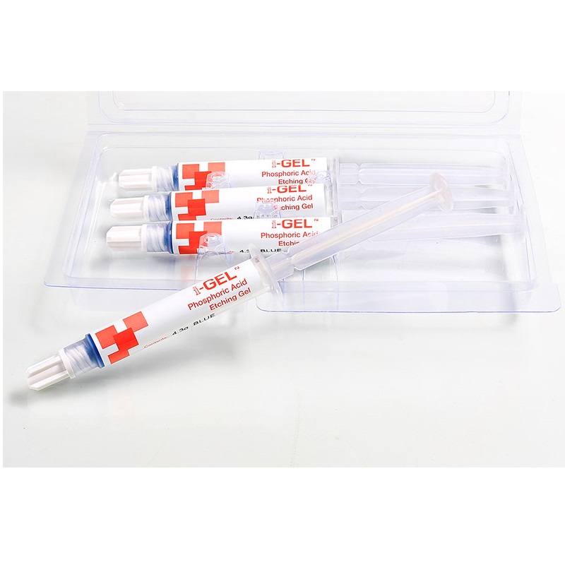 i-GEL 37% Phosphoric Acid Etch Gel Syringes 4x4.3g + 20x Tips