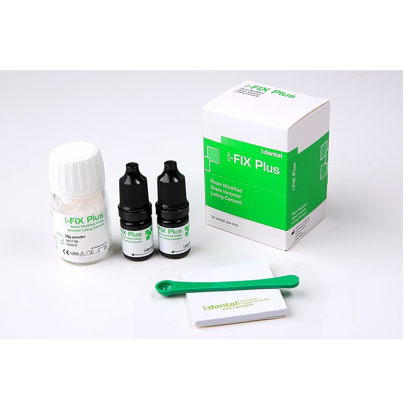 i-FIX Plus Resin Modified Luting Glass Ionomer Cement P/L 20g/10ml