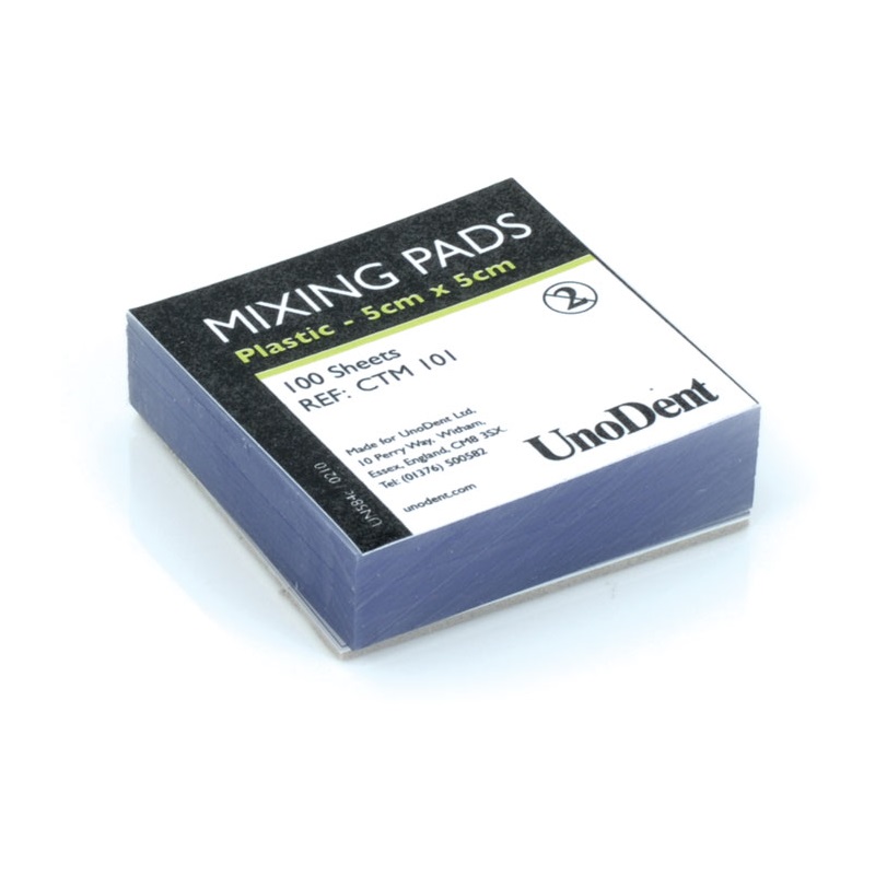Mixing Pad UnoDent 5x5cm a100