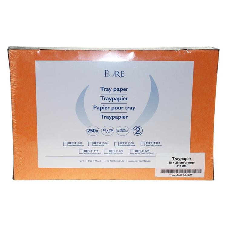 Tray Paper Orange 18x28cm a250