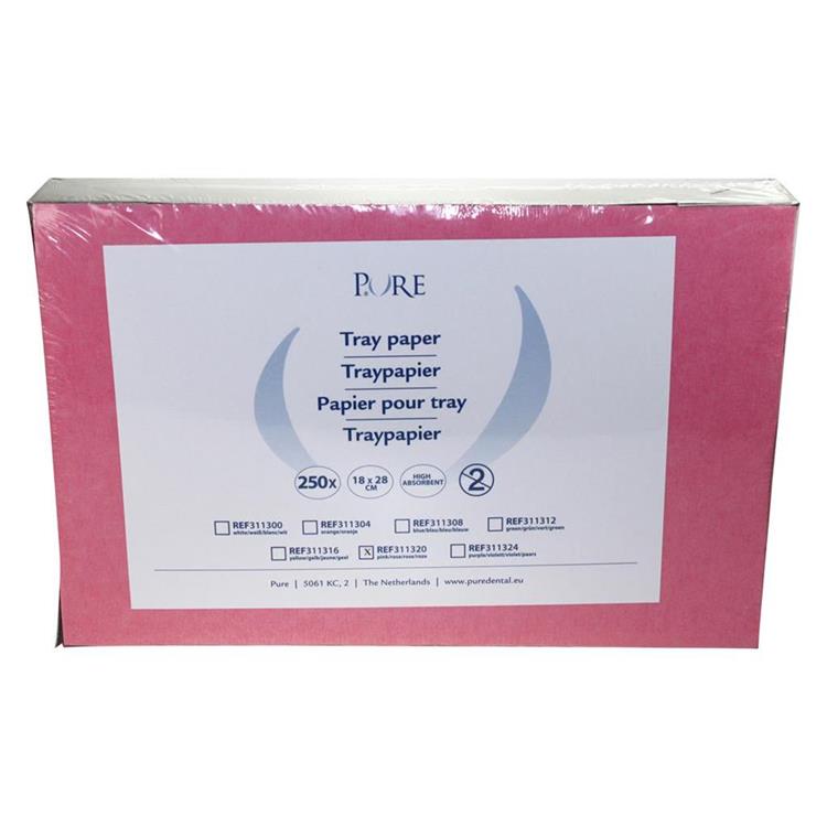 Tray Paper Pink 18x28cm a250