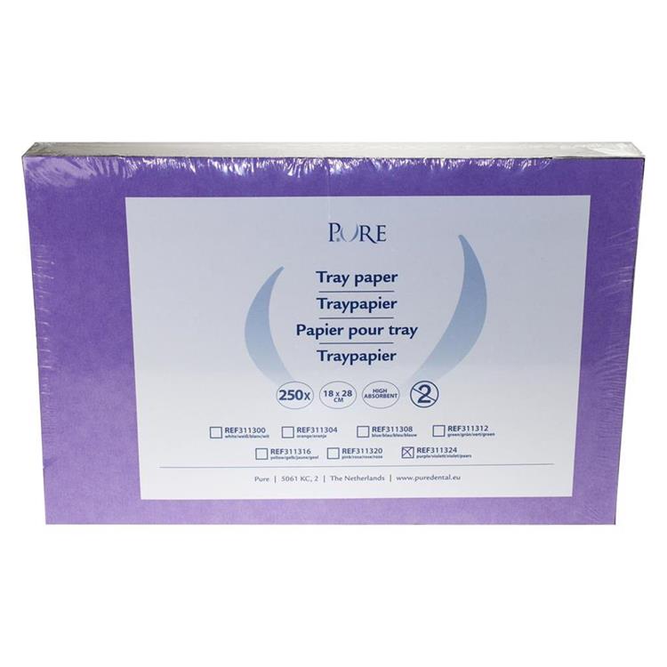 Tray Paper Purple 18x28cm a250