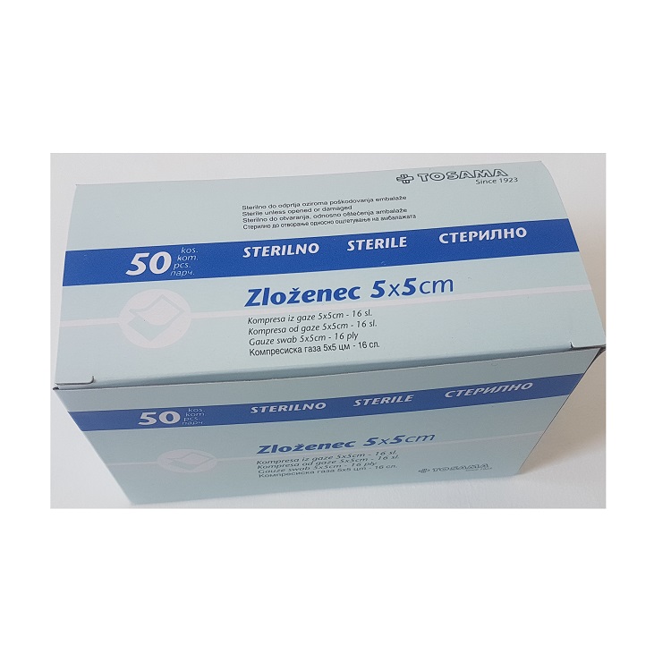 Gauze Sterile Tosama 5x5cm a50