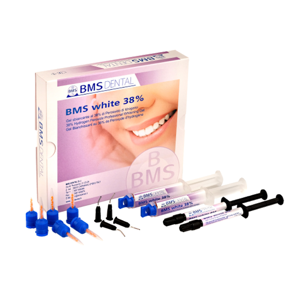 BMS White Gel Kit 38% 2x2,5ml + Gingiva Protection LC 3g